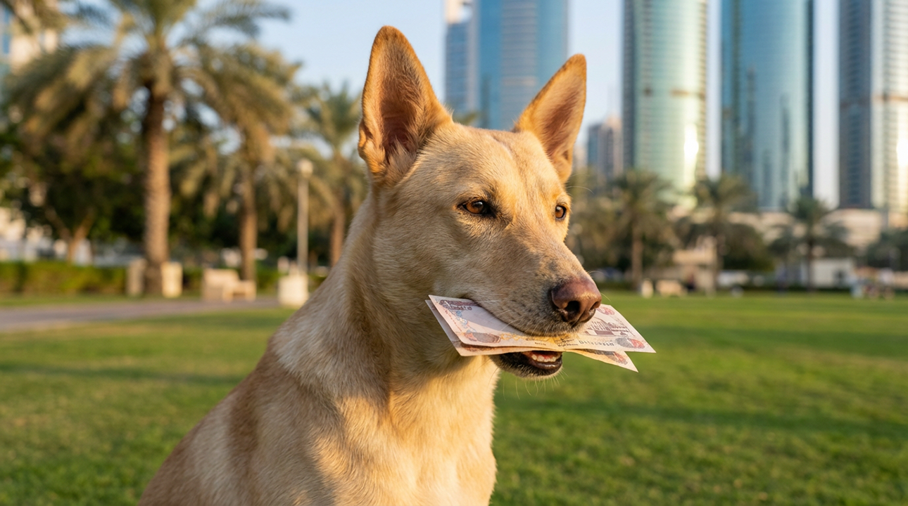 Cost breakdown for moving a dog to Dubai